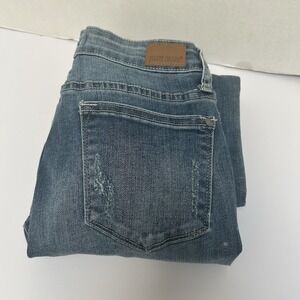 Judy Blue Mid-Rise Relaxed Fit Distressed Denim Jeans Size 29 Style #8273